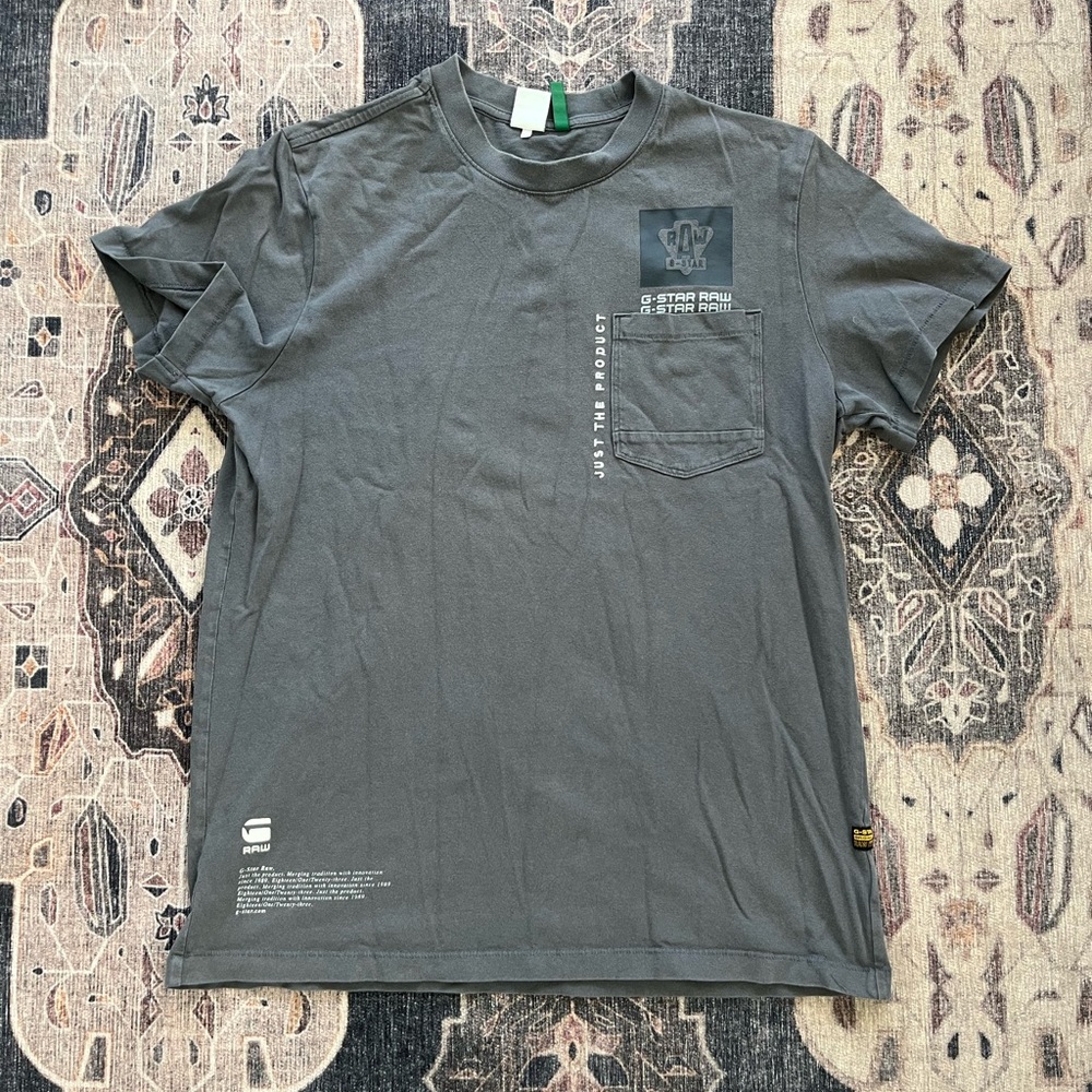 G-Star Gray Short Sleeve Tee